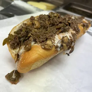 Beef cheesesteak