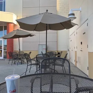 Our door seating area