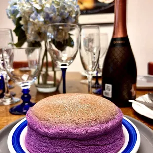 Ube cheesecake.