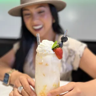 Mango Strawberry Italian Soda