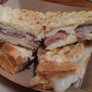 Oktoberfest panini: kraut, Swiss cheese, bratwurst $6.