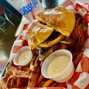 Jammin&apos; Jane and sweet potato fries