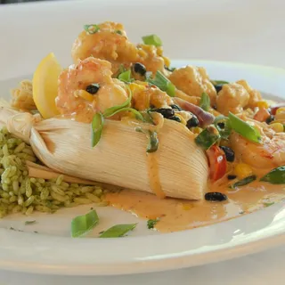Mixed Seafood Tamale
