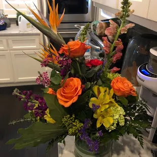 Birds of Paradise arrangement