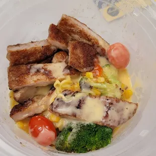 Chicken cheese ramen