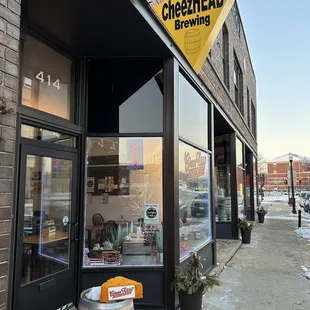 the outside of the building