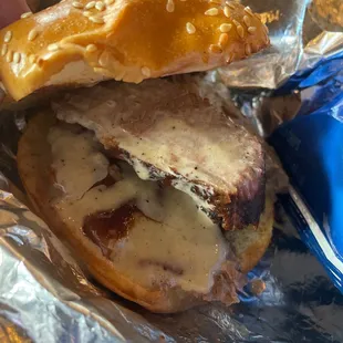 Brisket Sammie w Alabama white sauce