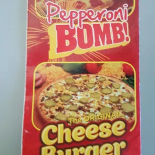 They even have take home menu's! Great pizza!