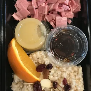 a meal in a plastic container