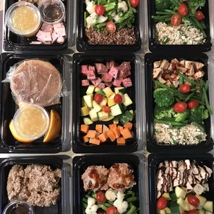 Meal prep: PLAN A, 3 days of food delivered twice a week.