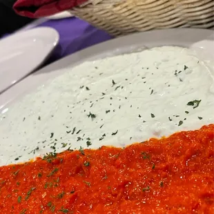 Tzatziki and ajvar