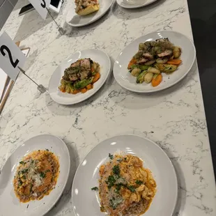 The Chopped Challenge tasting plates!