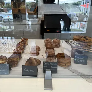Variety of delicious pastries.
