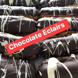 chocolate eclais