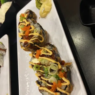 Tempura eel roll