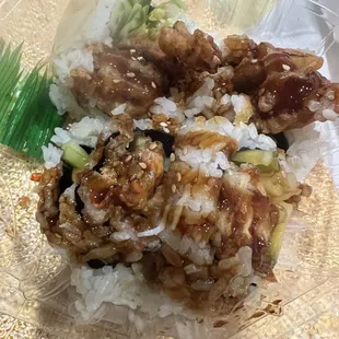 Soft shell crab roll