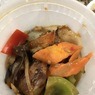 V7. / Eggplant In Hot Garlic Sauce