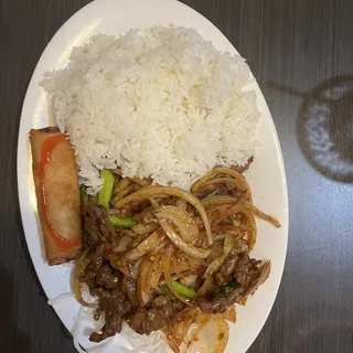 5. Mongolian Beef Combo