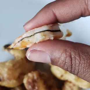 Not cleaned shrimp