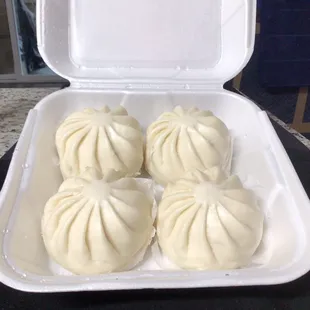 Steamed pork buns..