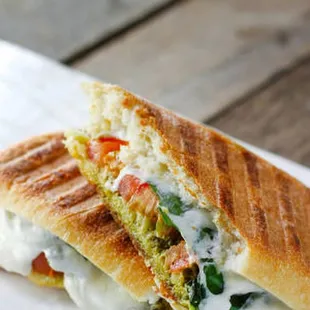 a grilled sandwich
