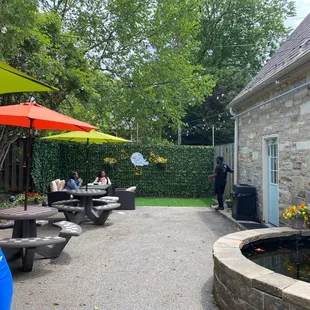 Outdoor seating
