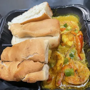 Reggae Jam Coconut Reggae Jam Shrimp with coconut bread