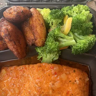 Hawaiian glazed salmon