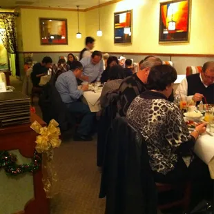 Crowded on Sat nite before Christmas.