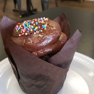 Chocolate chocolate cupcakes!