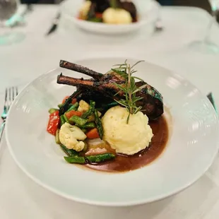Grilled Mongolian Style Lamb Chops