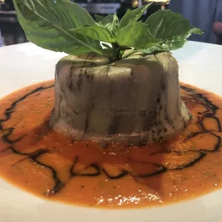 Japanese Eggplant and Zucchini Souffle