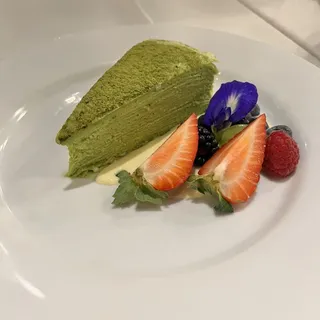30 Layers Green Tea Crepe Cake