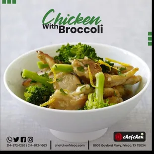 chicken with broccoli