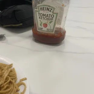 It's odd that a Chinese place has ketchup as a condiment.