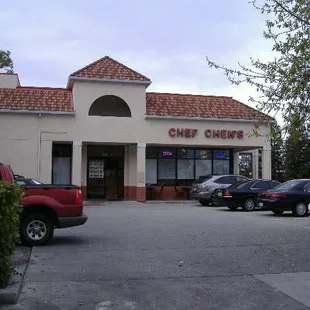 outside