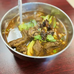 Sichuan beef noodle
