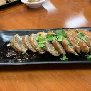 sticky rice chitterlings