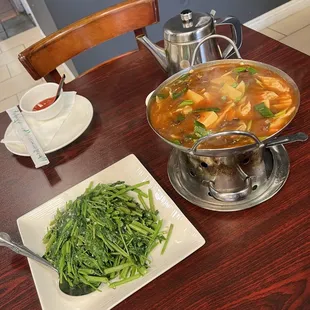 Pork Blood Intestine Potage