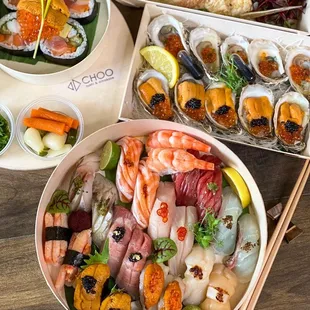 oysters, oysters and mussels, food, mussels, shellfish