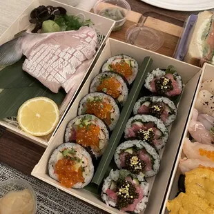 Chirashi Futomaki  Negi Toro Maki