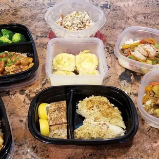 Meals ready for a twice weekly client in Santa Fe , ready for delivery