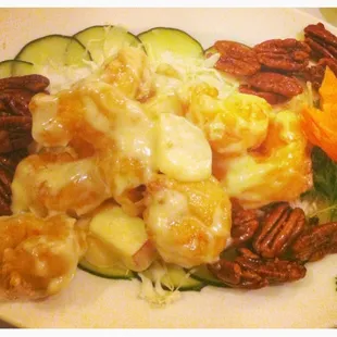 Honey Walnut Prawns
