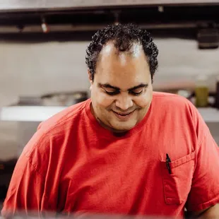 Photo of our chef. Professionally trained, and certified.