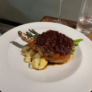 Pork chop - delicious!