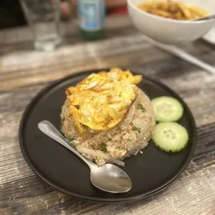 Crab fried rice, bigger than what it looks like in photos