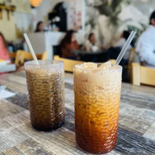Thai coffee and Thai tea