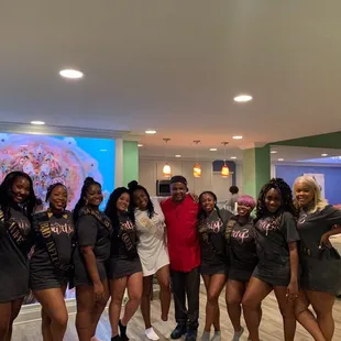 Bachelorette party with the amazing Chef!