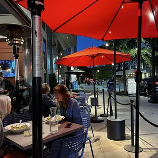 Outdoor dining area