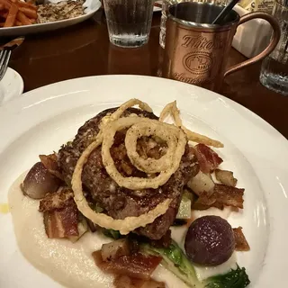 Blue Cheese Crusted Filet Mignon